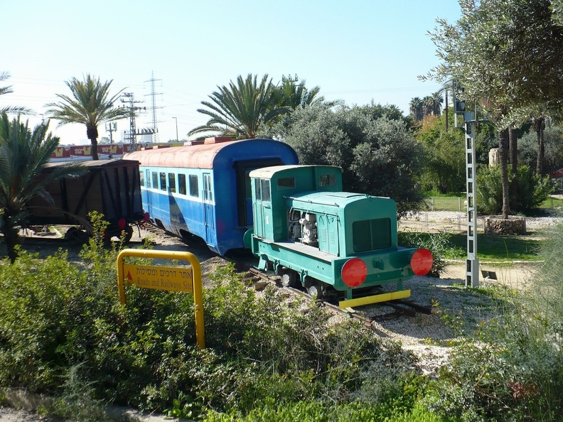 Muzeum Eretz Israel - ekspozycja kolejowa