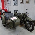 Motocykl w sali muzealnej