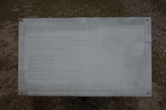 Katiusza - tablica informacyjna