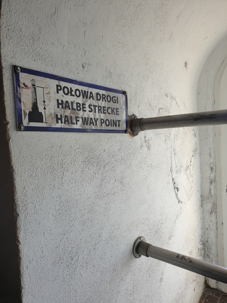 Świnoujście - schody - połowa drogi