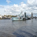 HMS Belfast i Tower Bridge